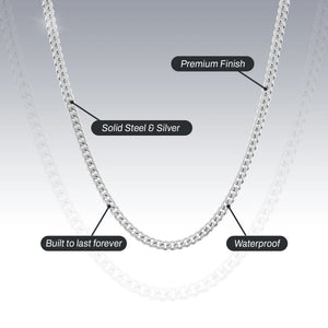 STERLING SILVER CURB CHAIN