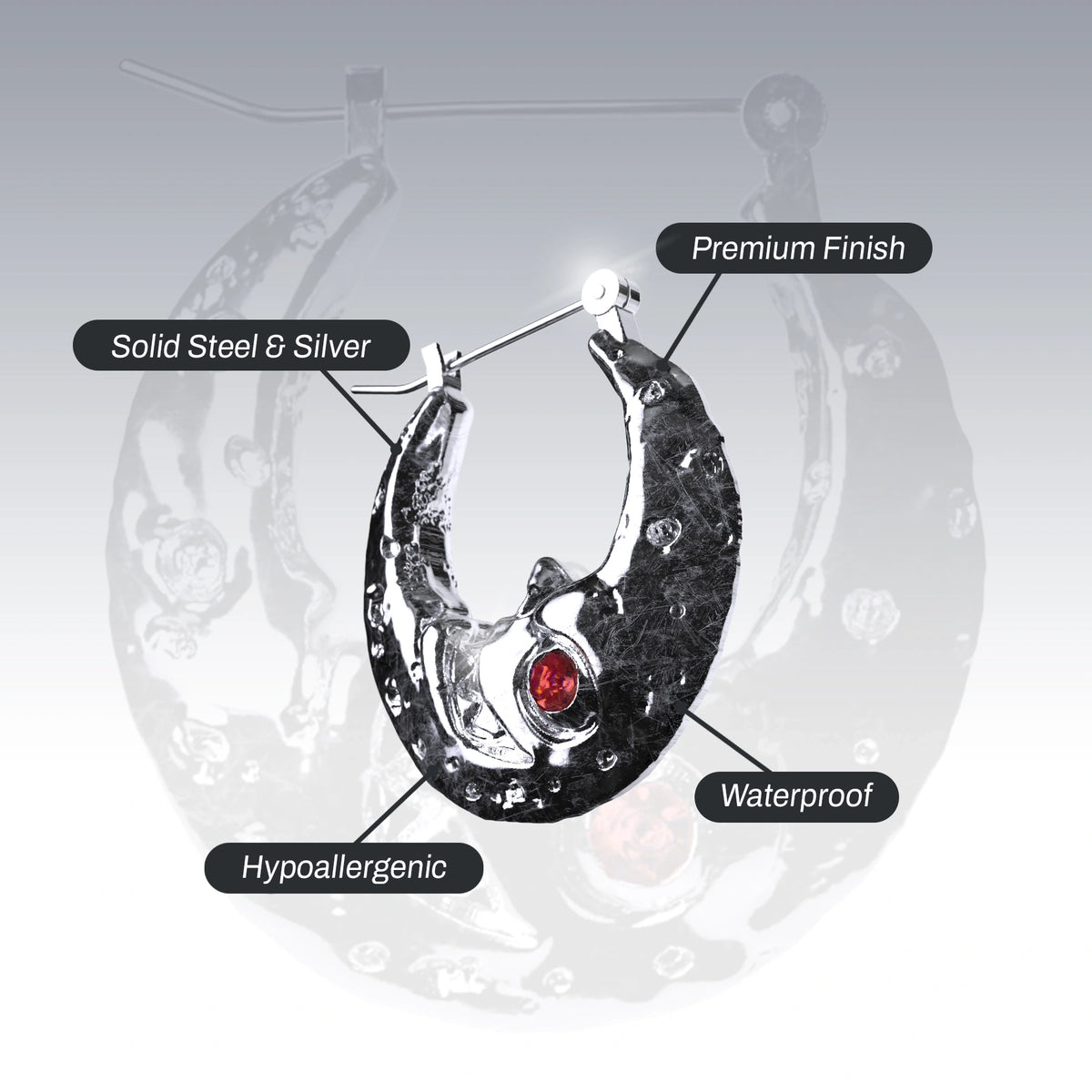 LUNA HOOP EARRING