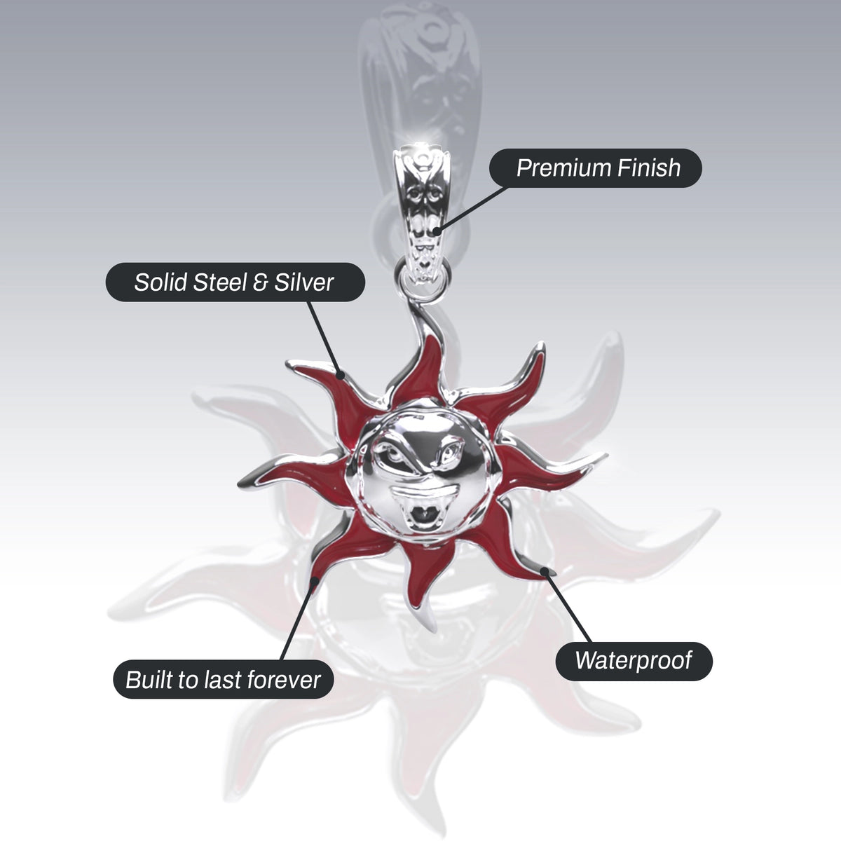 SUNNY THE SOMBER SUN PENDANT