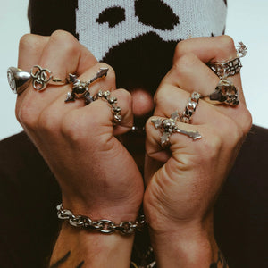 10 STAGES OF ADDICTION RING - Hard Jewelry™