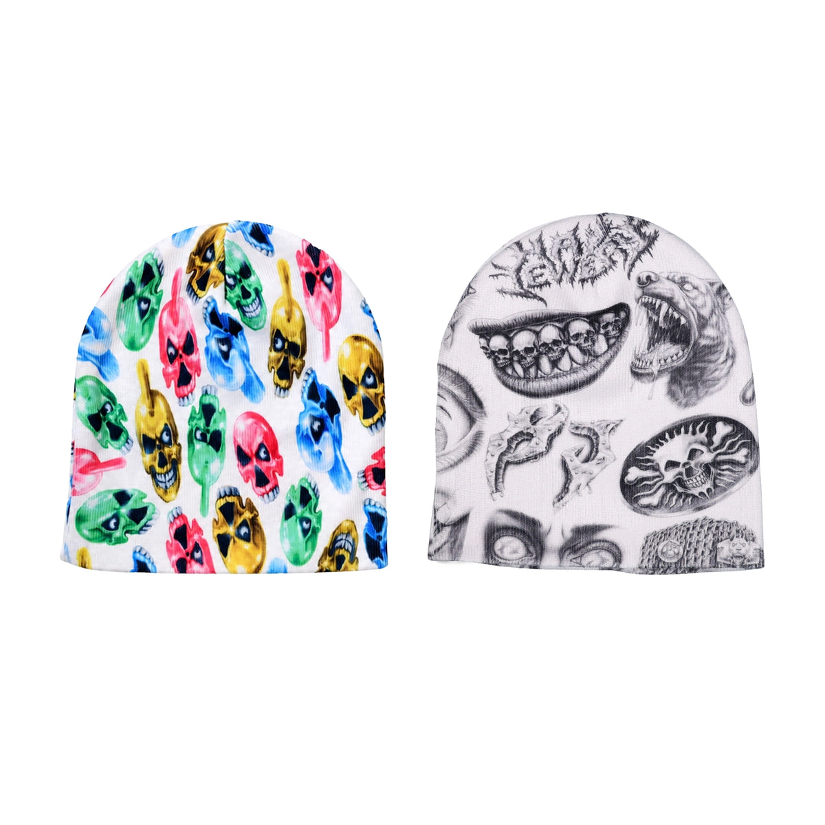 BACK 2 SKULL BEANIES