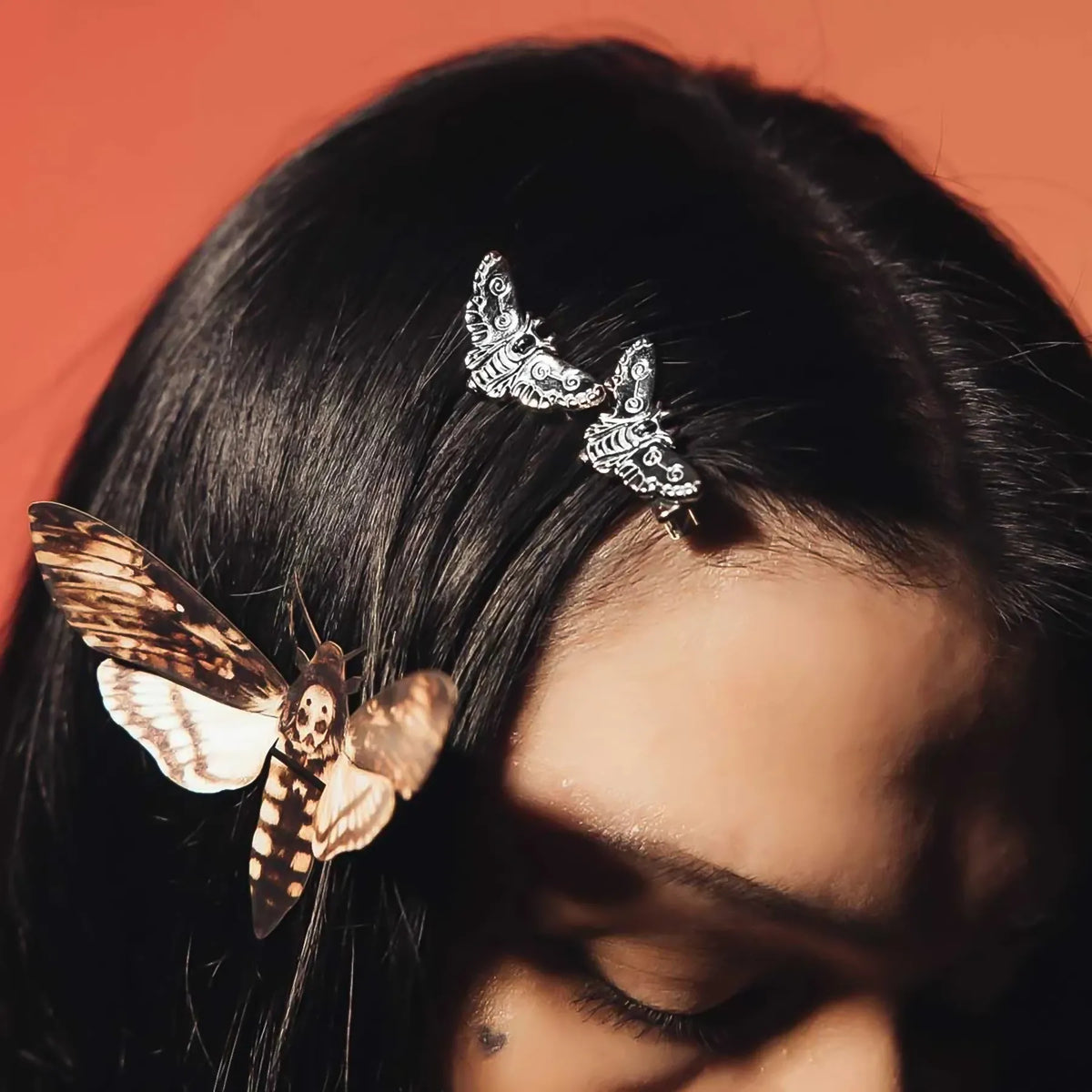 MOTH HAIR CLIP - Hard Jewelry™